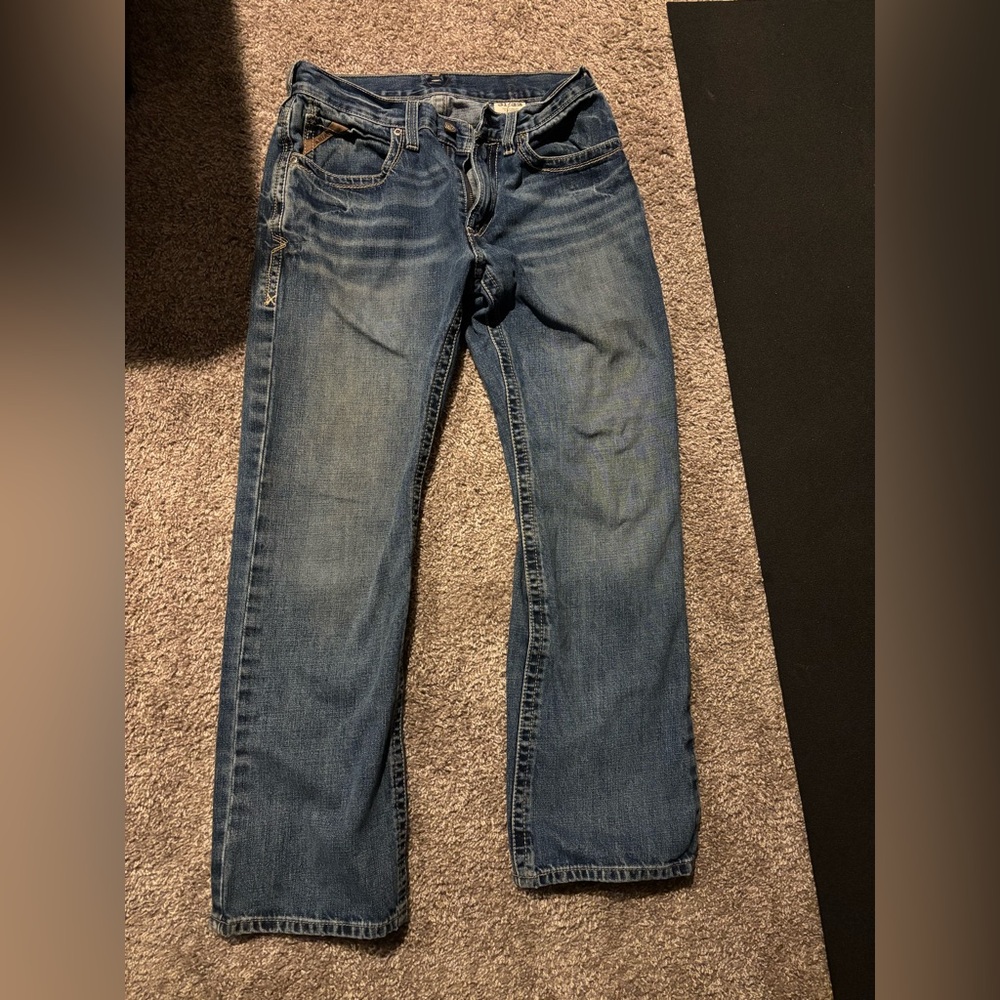 Men’s Ariat M4 Low Rise Boundary Boot Cut Jeans 31x32